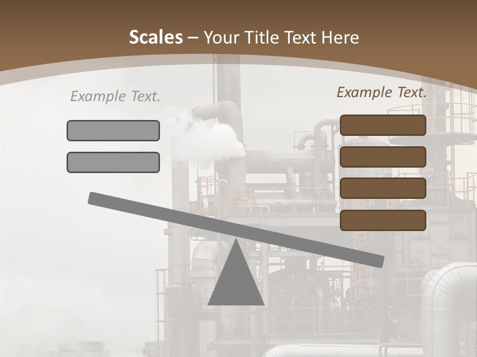 Valves Petrochemical Manufacturing PowerPoint Template