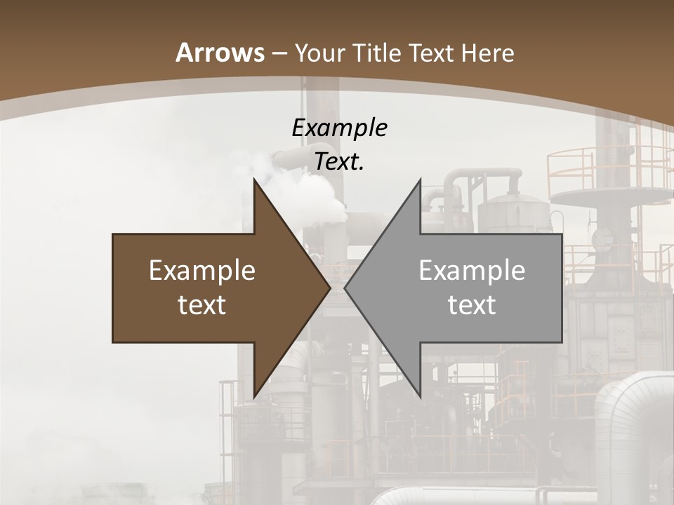Valves Petrochemical Manufacturing PowerPoint Template