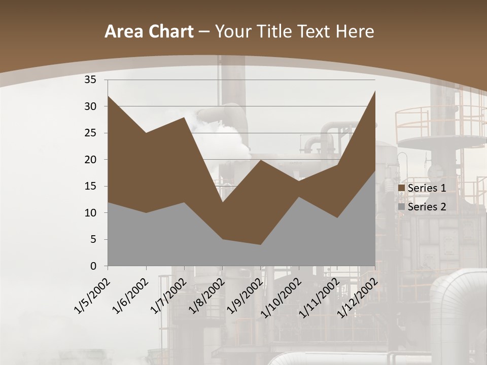 Valves Petrochemical Manufacturing PowerPoint Template