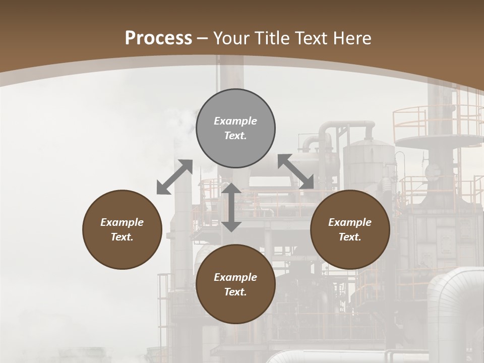 Valves Petrochemical Manufacturing PowerPoint Template