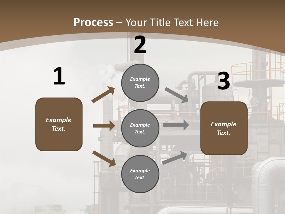 Valves Petrochemical Manufacturing PowerPoint Template