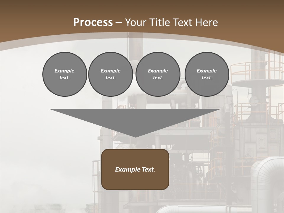 Valves Petrochemical Manufacturing PowerPoint Template