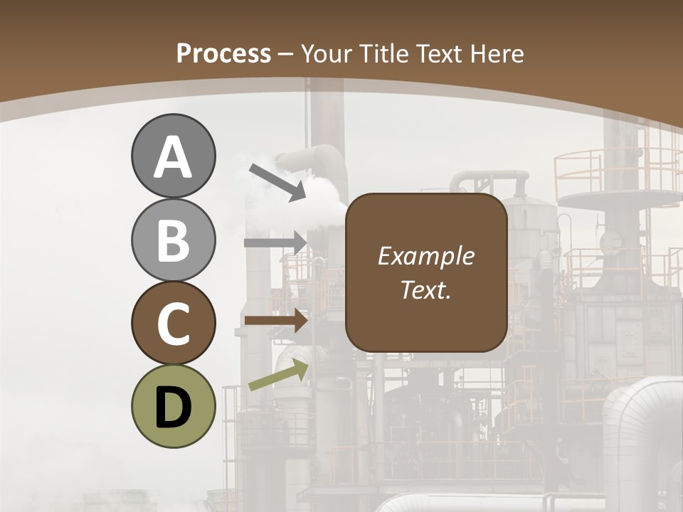 Valves Petrochemical Manufacturing PowerPoint Template