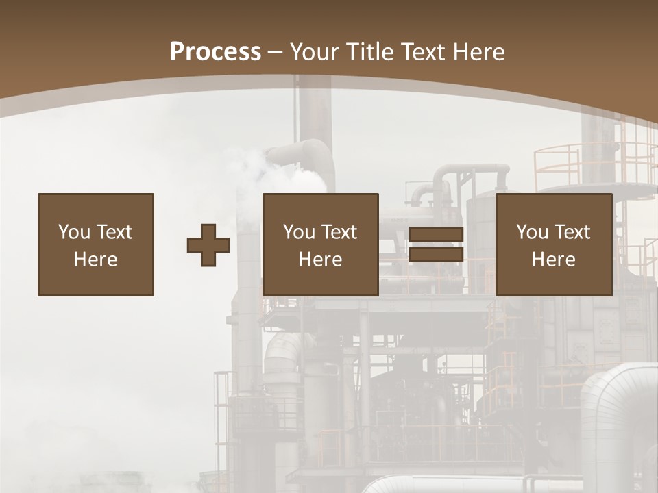 Valves Petrochemical Manufacturing PowerPoint Template