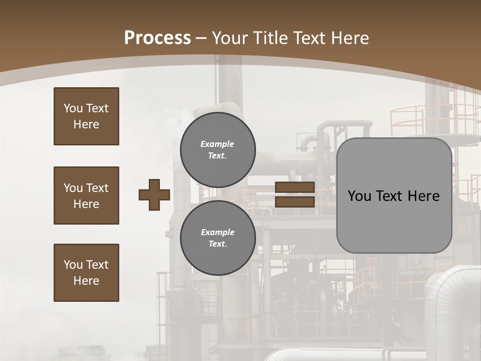Valves Petrochemical Manufacturing PowerPoint Template