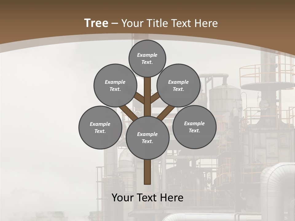 Valves Petrochemical Manufacturing PowerPoint Template
