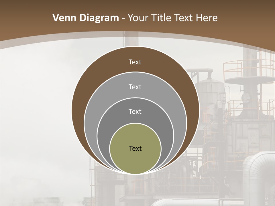 Valves Petrochemical Manufacturing PowerPoint Template