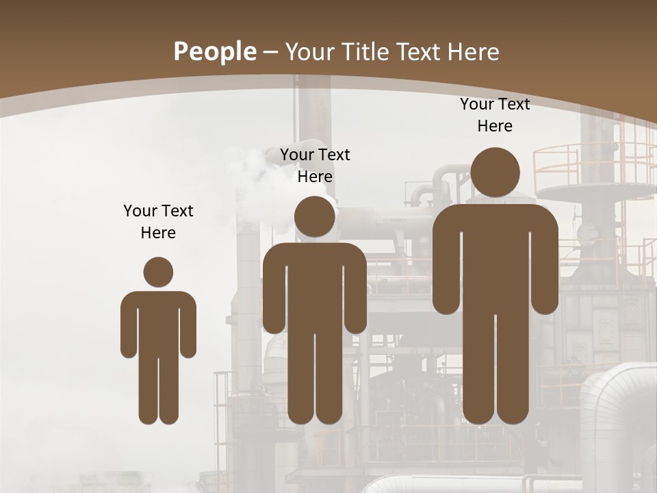 Valves Petrochemical Manufacturing PowerPoint Template