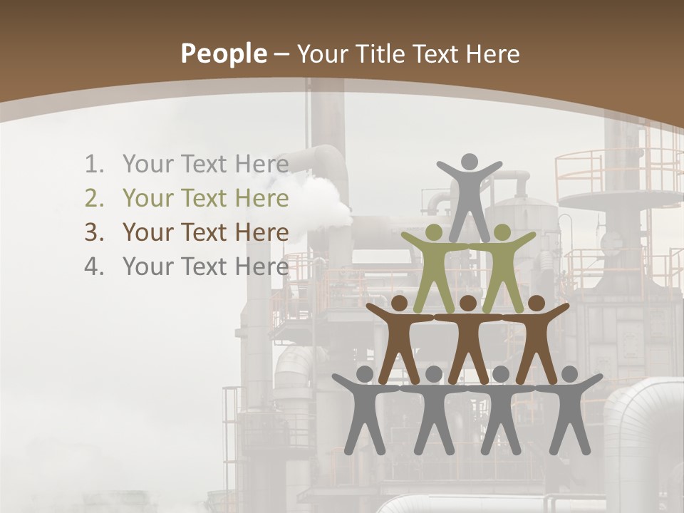 Valves Petrochemical Manufacturing PowerPoint Template