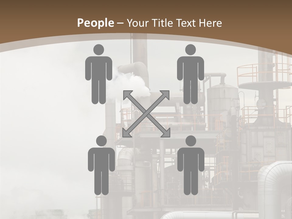 Valves Petrochemical Manufacturing PowerPoint Template