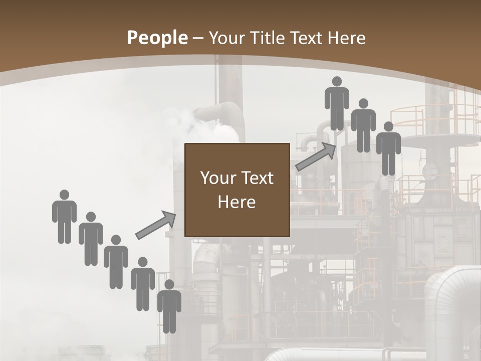 Valves Petrochemical Manufacturing PowerPoint Template