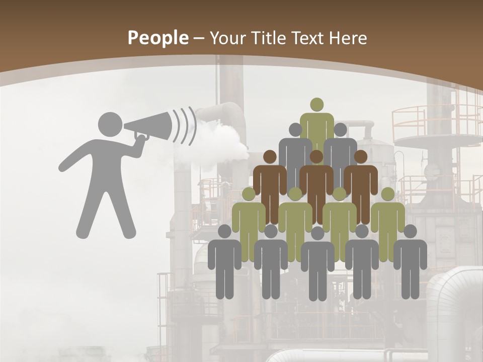 Valves Petrochemical Manufacturing PowerPoint Template