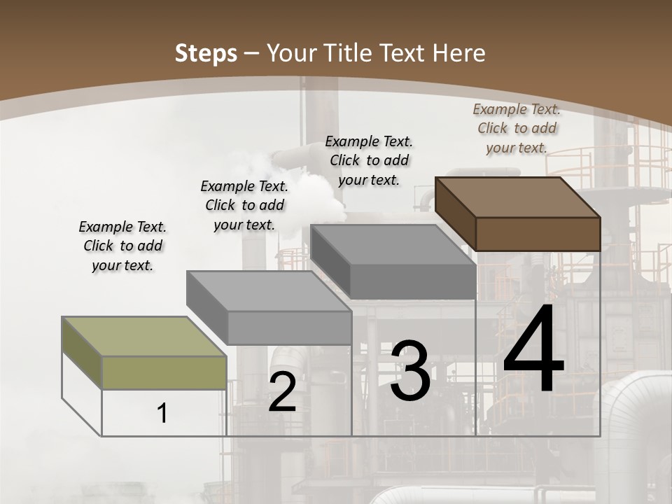 Valves Petrochemical Manufacturing PowerPoint Template