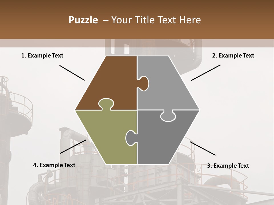 Tank Refinery Gas PowerPoint Template