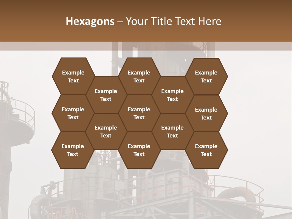 Tank Refinery Gas PowerPoint Template