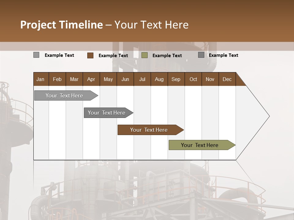 Tank Refinery Gas PowerPoint Template