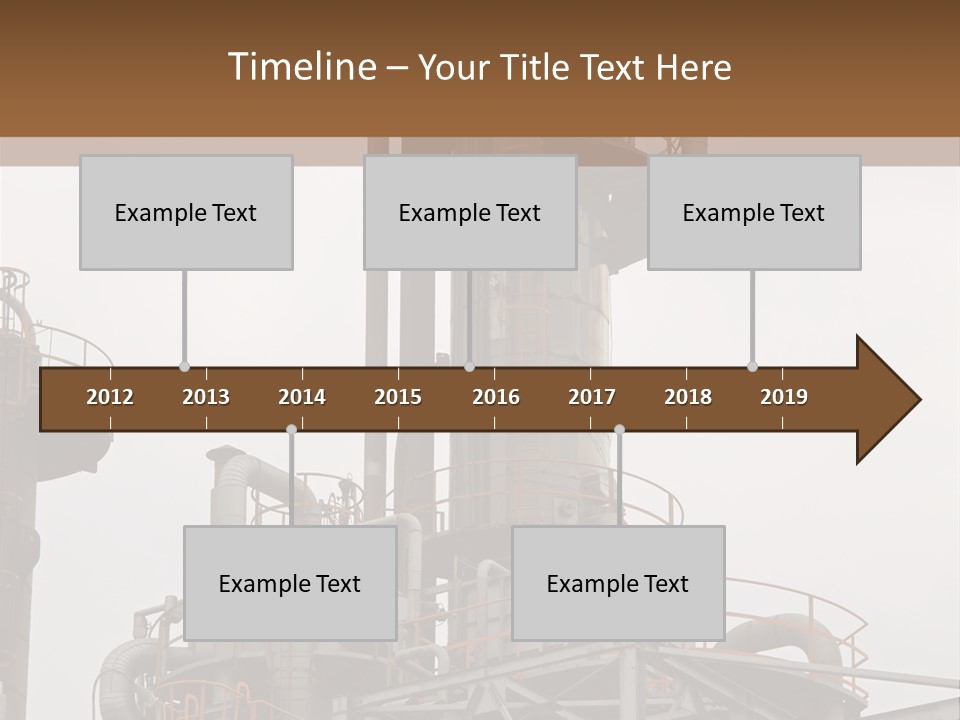 Tank Refinery Gas PowerPoint Template