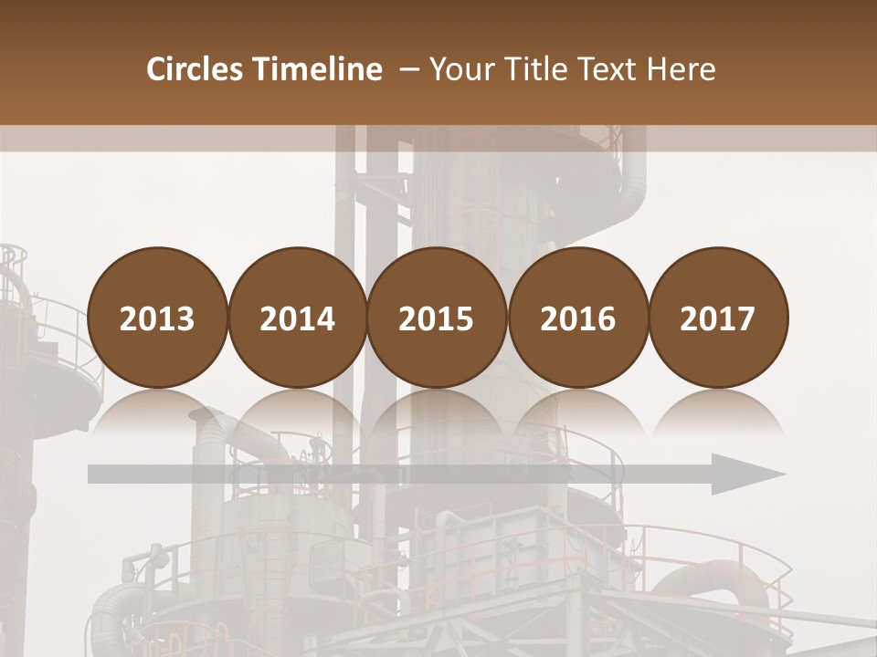 Tank Refinery Gas PowerPoint Template