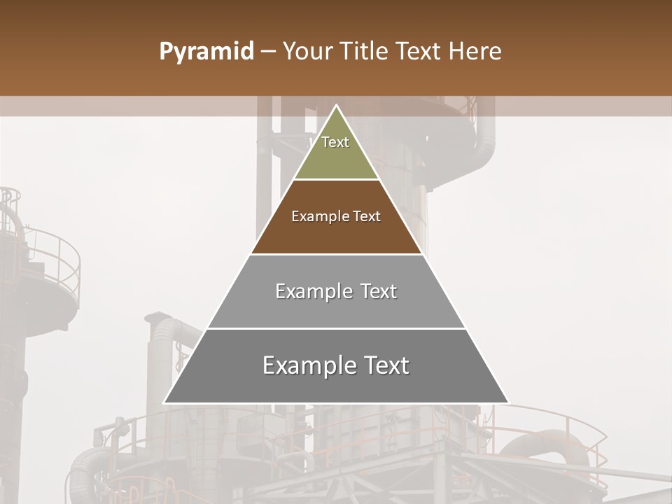 Tank Refinery Gas PowerPoint Template