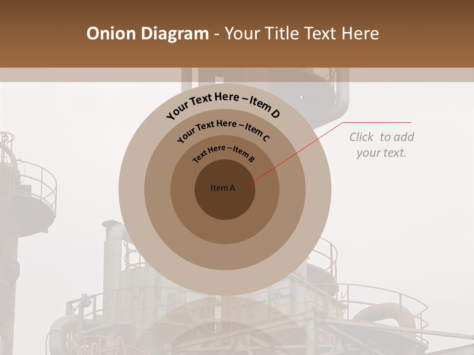Tank Refinery Gas PowerPoint Template
