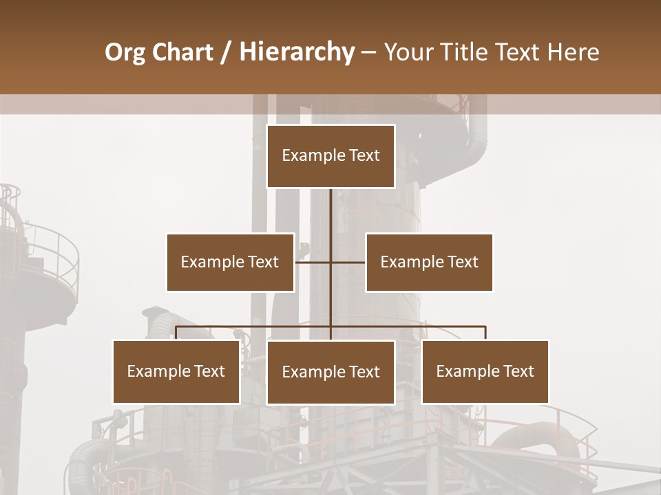 Tank Refinery Gas PowerPoint Template