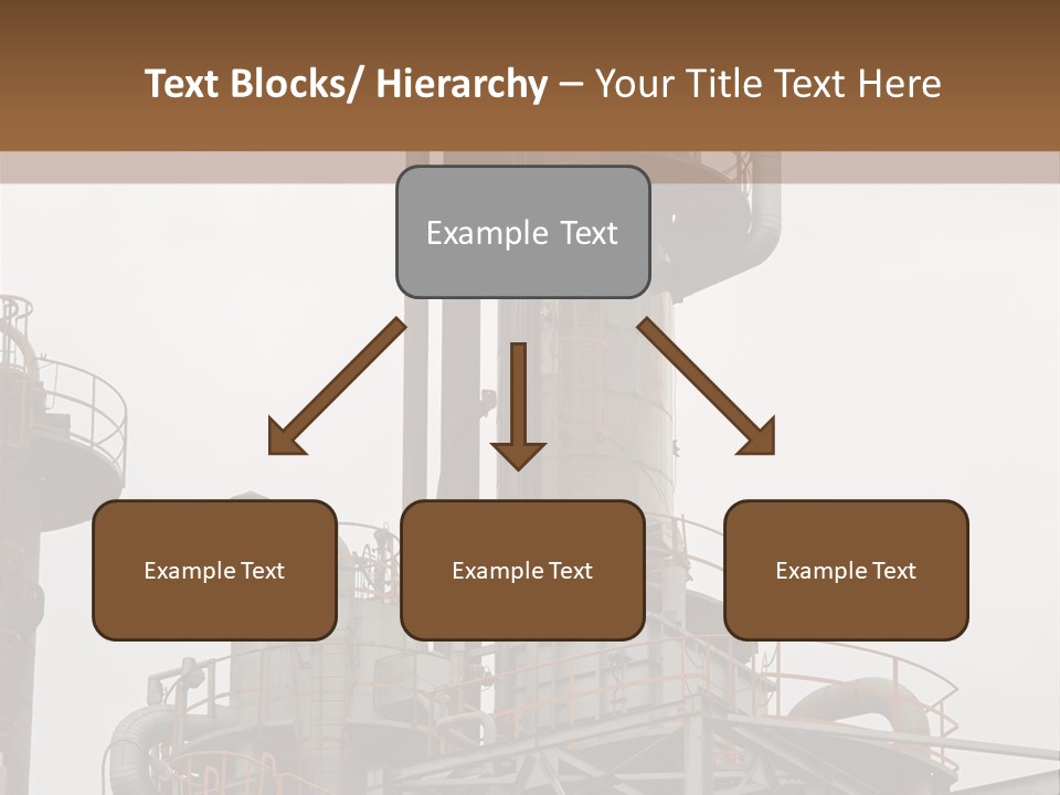 Tank Refinery Gas PowerPoint Template