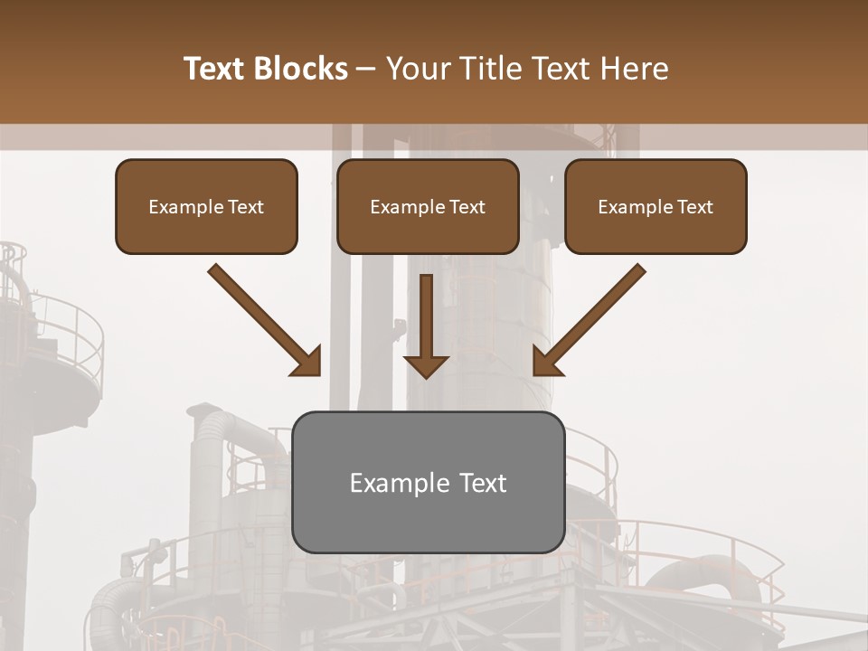 Tank Refinery Gas PowerPoint Template