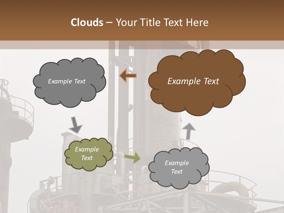 Tank Refinery Gas PowerPoint Template