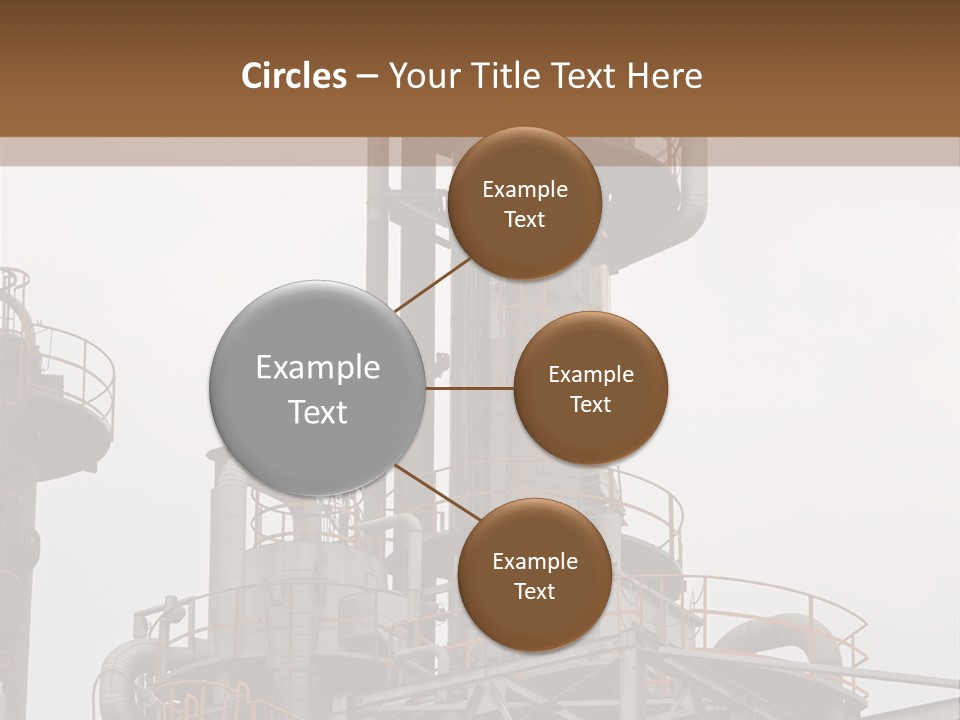 Tank Refinery Gas PowerPoint Template