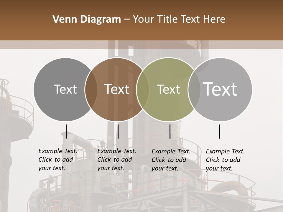 Tank Refinery Gas PowerPoint Template