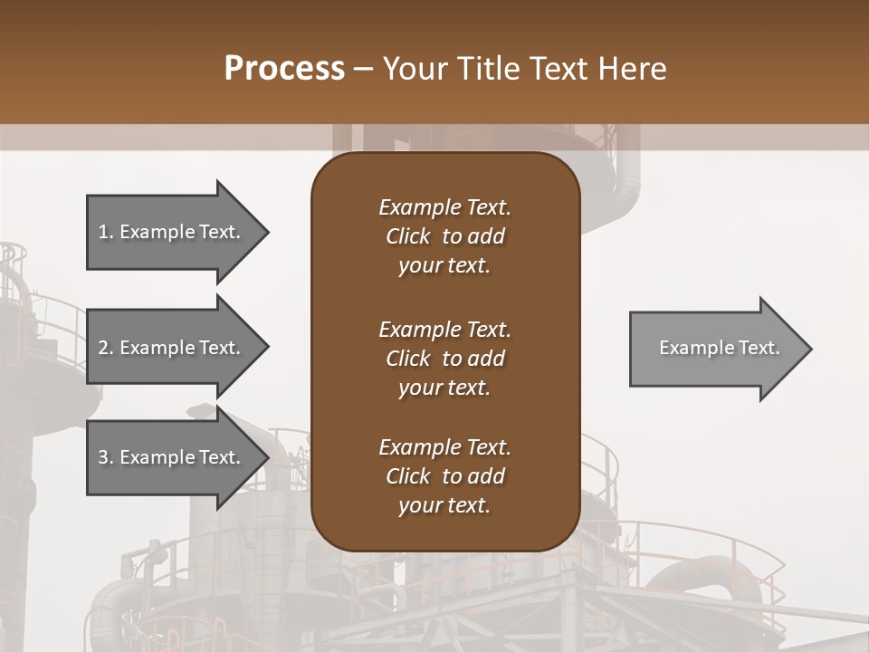 Tank Refinery Gas PowerPoint Template