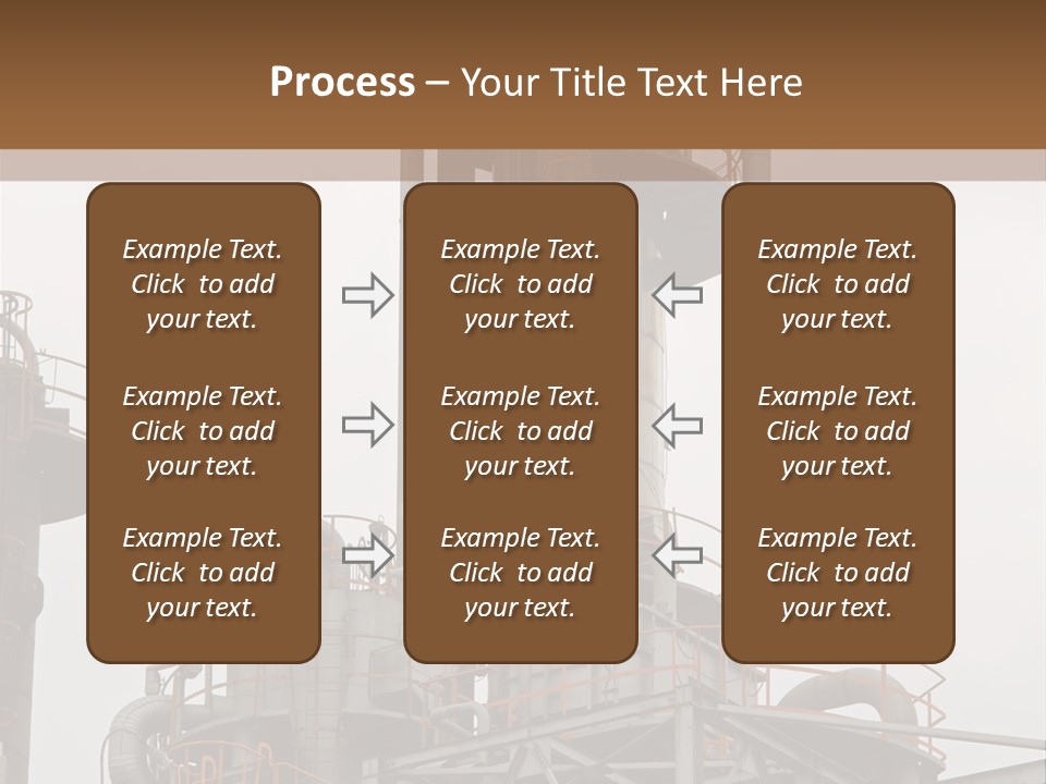 Tank Refinery Gas PowerPoint Template