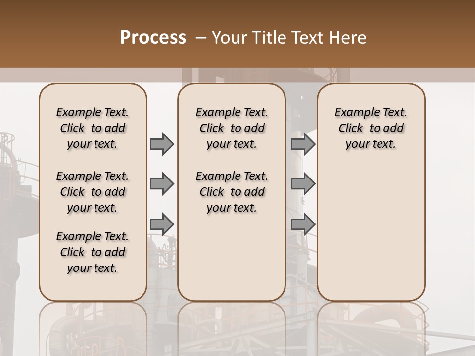 Tank Refinery Gas PowerPoint Template
