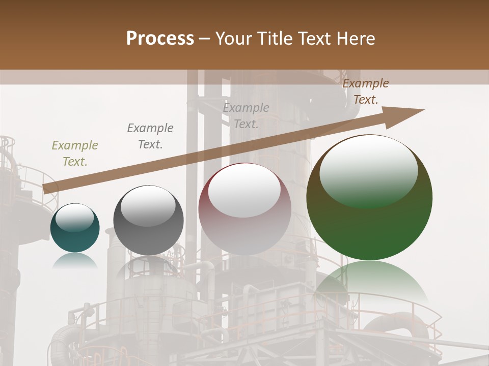 Tank Refinery Gas PowerPoint Template
