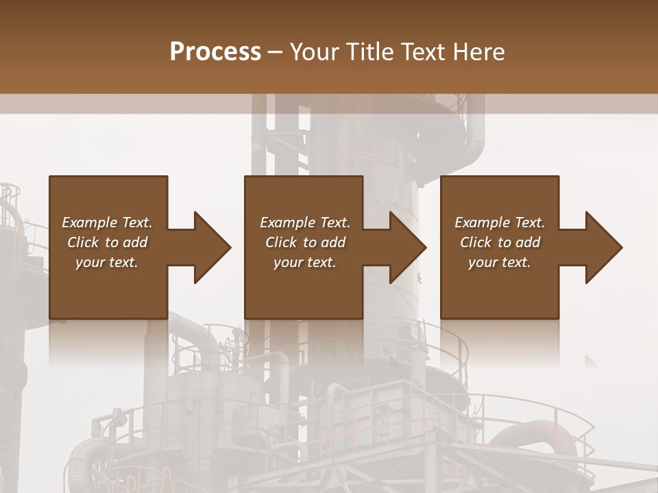 Tank Refinery Gas PowerPoint Template