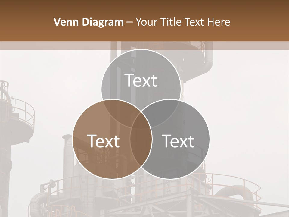 Tank Refinery Gas PowerPoint Template