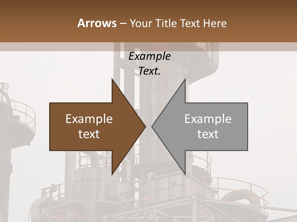Tank Refinery Gas PowerPoint Template