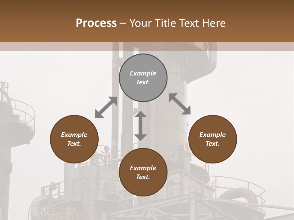 Tank Refinery Gas PowerPoint Template