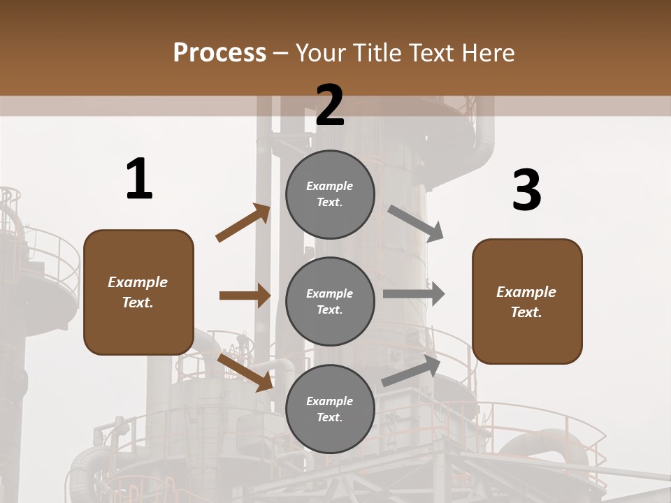 Tank Refinery Gas PowerPoint Template