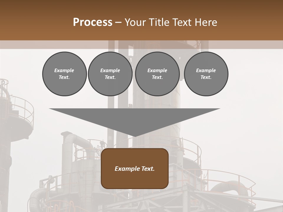 Tank Refinery Gas PowerPoint Template