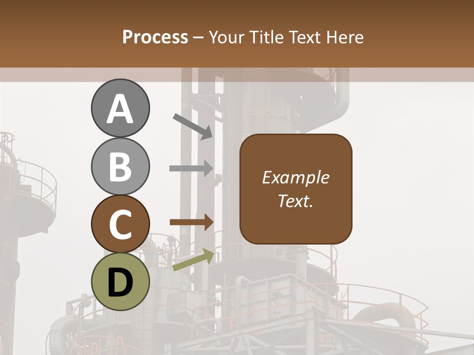 Tank Refinery Gas PowerPoint Template