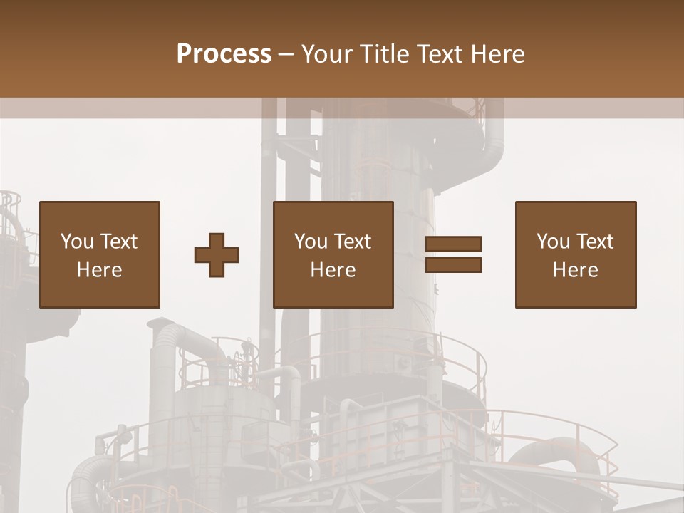 Tank Refinery Gas PowerPoint Template