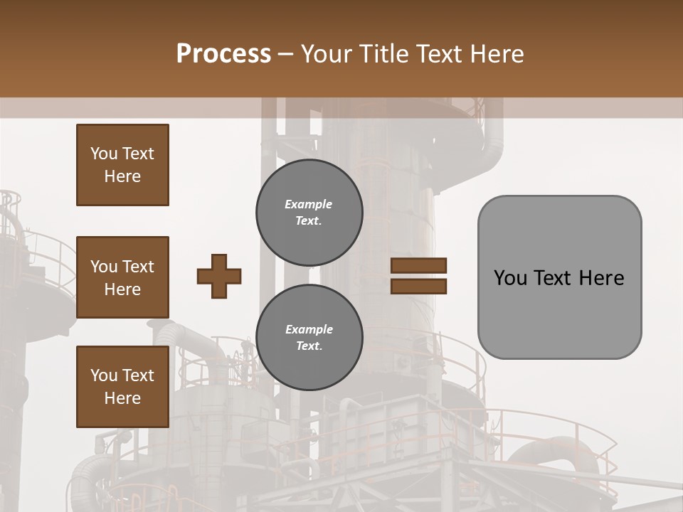 Tank Refinery Gas PowerPoint Template