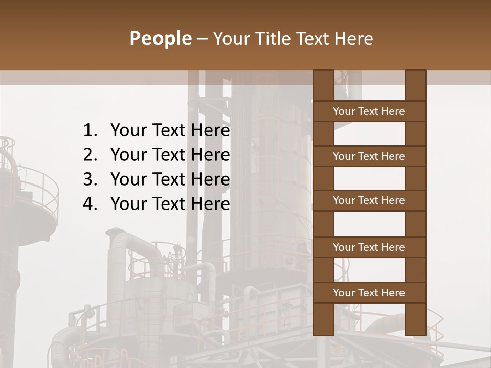 Tank Refinery Gas PowerPoint Template