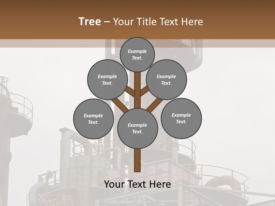Tank Refinery Gas PowerPoint Template