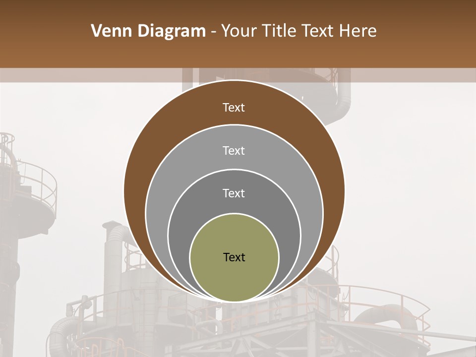 Tank Refinery Gas PowerPoint Template