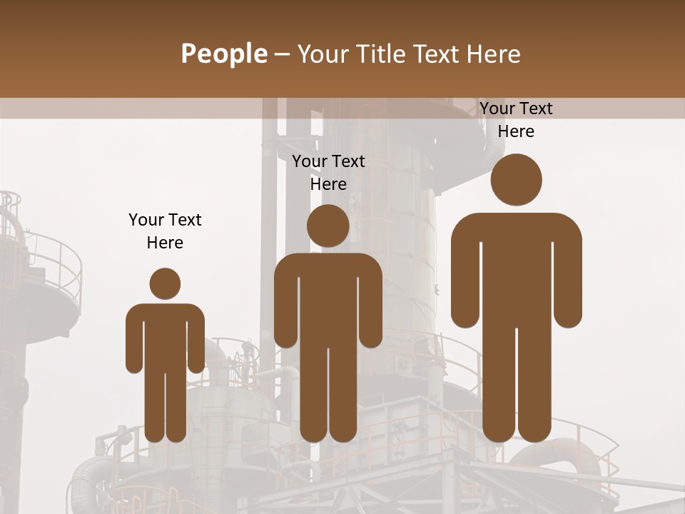 Tank Refinery Gas PowerPoint Template