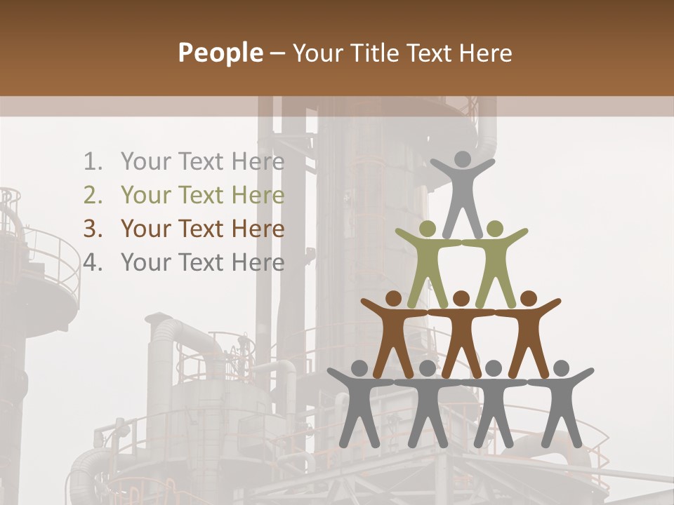Tank Refinery Gas PowerPoint Template