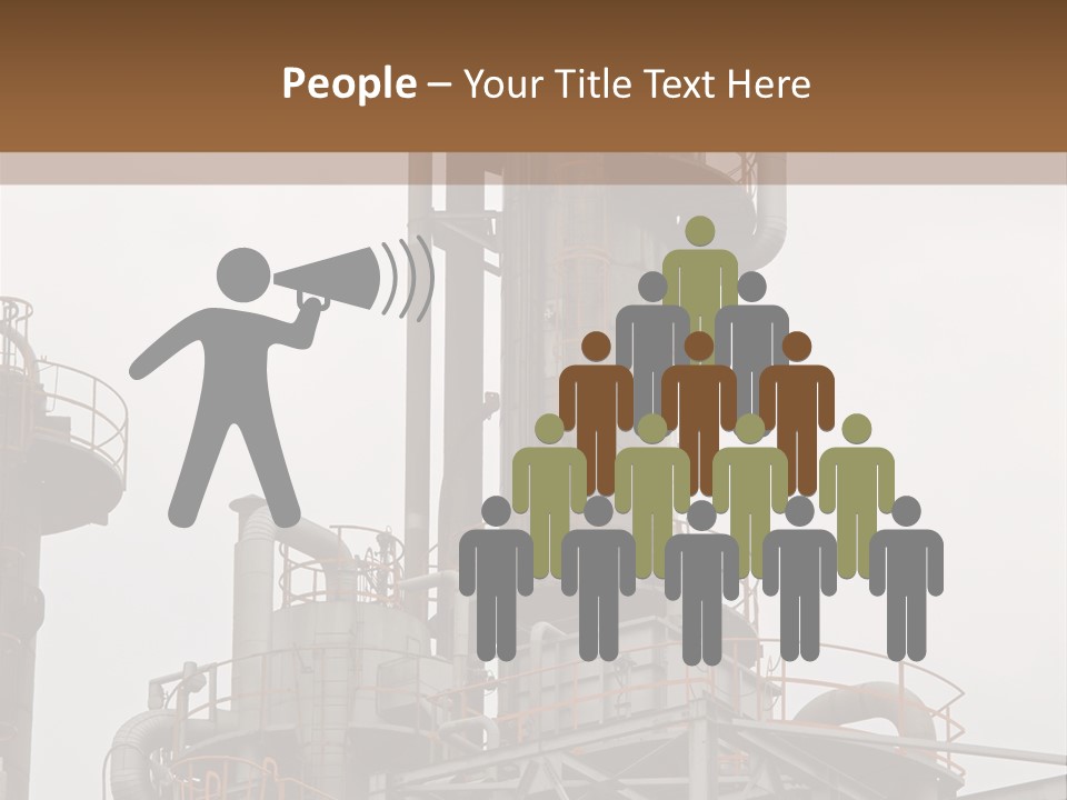 Tank Refinery Gas PowerPoint Template