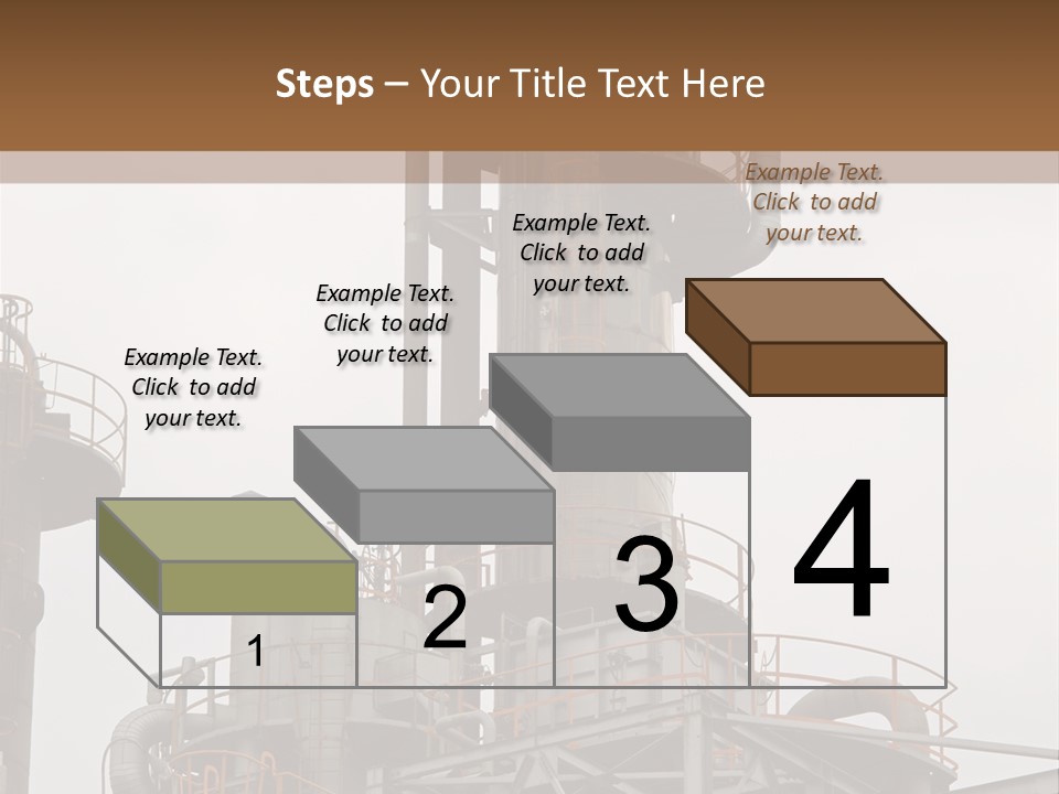 Tank Refinery Gas PowerPoint Template